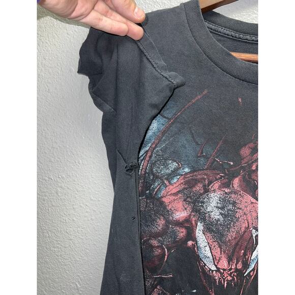 Marvel Carnage Shirt Black Graphic Short Sleeve Tee Super Hero Medium - Picture 6 of 11